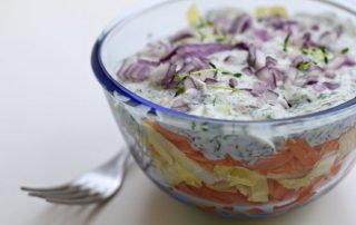 Ein schneller Schichtsalat