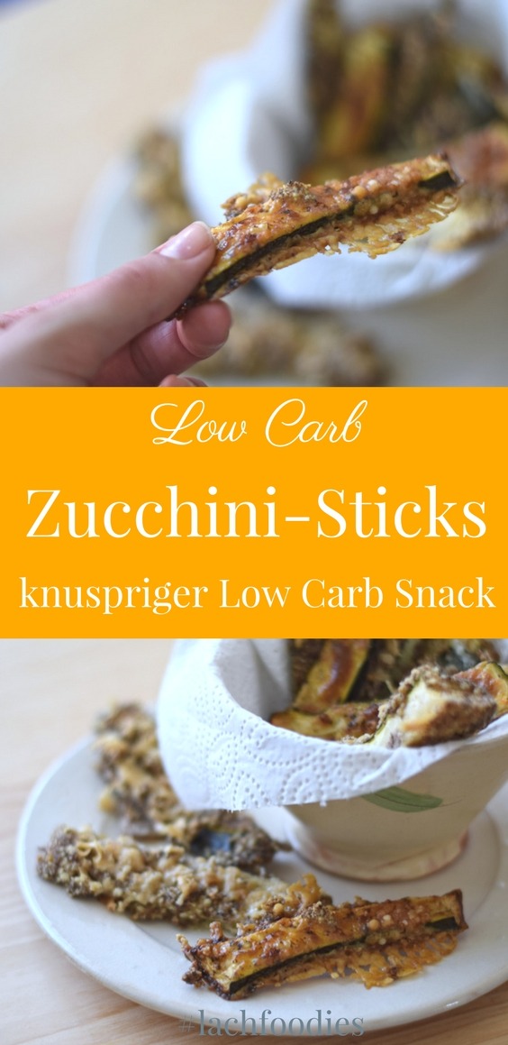 Low Carb Zucchini Sticks Glutenfrei Knusprig Foodblog Rezept deutsch