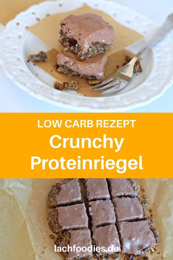 Crunchy Proteinriegel - DIY (ohne Ei)