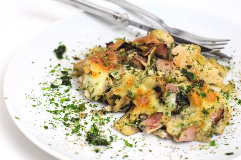 Gut zum Vorbereiten hühnchen champignon auflauf rezept low carb Foodblog München