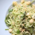 Asiatischer Low Carb Nudelsalat mit Koriander Rezept Foodblog