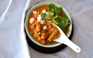 Vegetarisches Soulfood Curry mit Feta